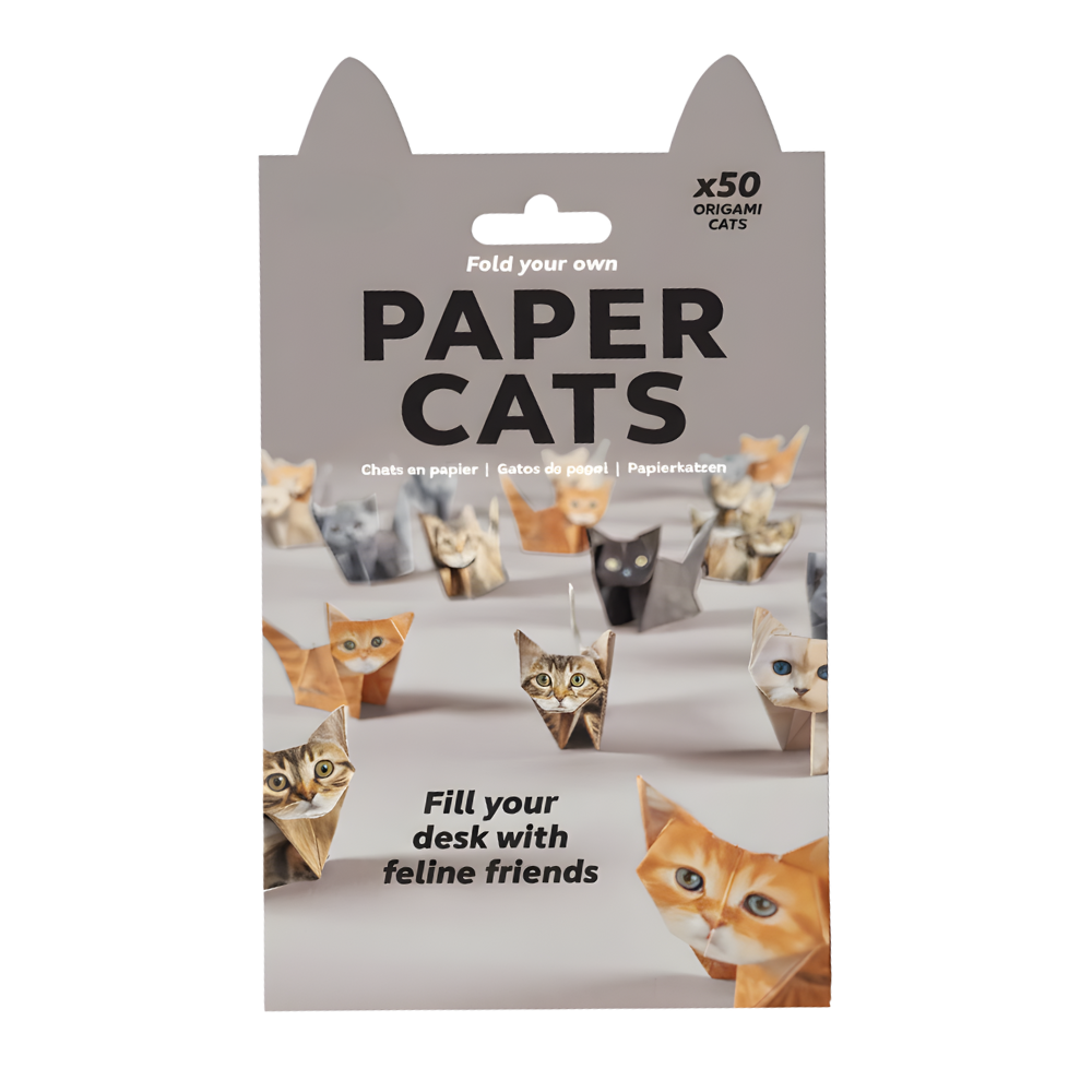 3D Pet Origami Paper  -Cat - Ozerty