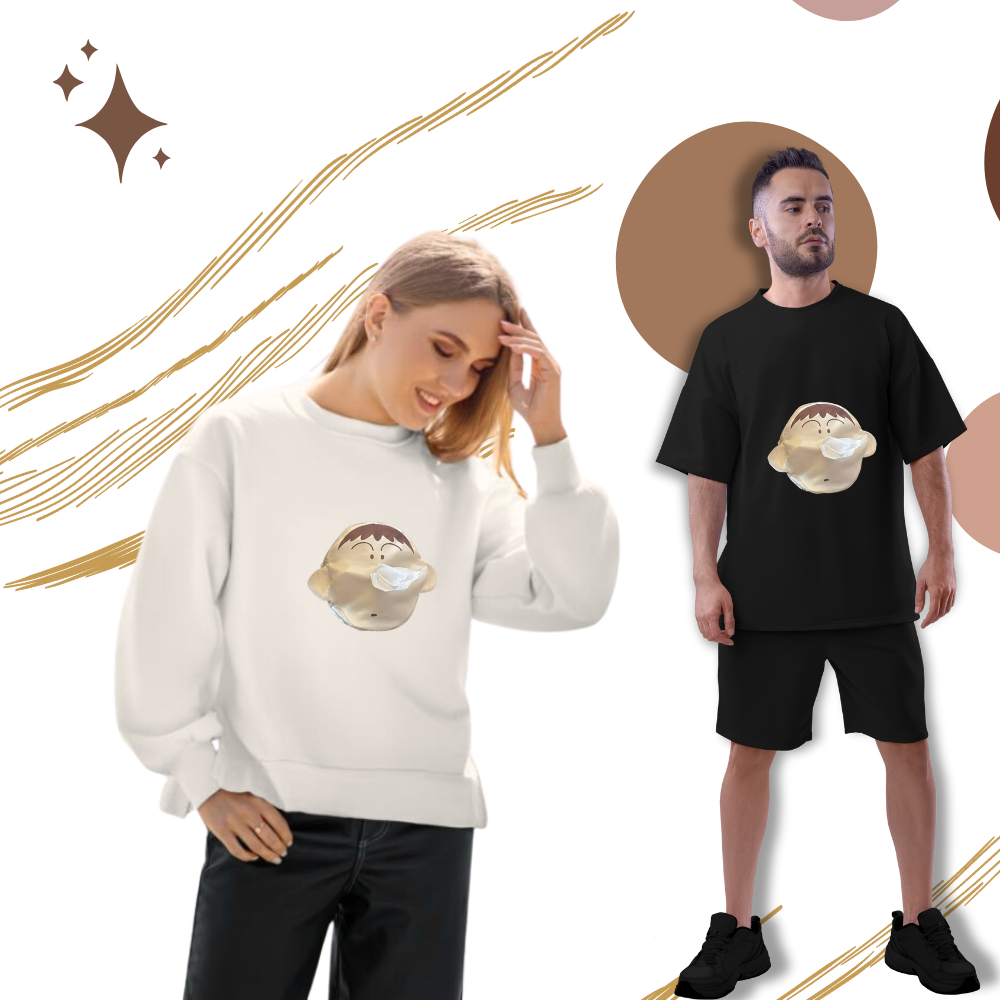 3D Shin Chan Carry Paper Shirt - Ozerty