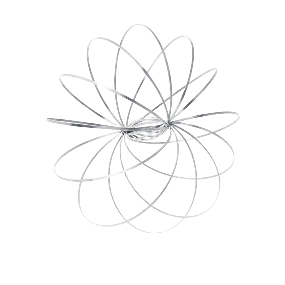 3D Stainless Arm Slinky -Silver - Ozerty