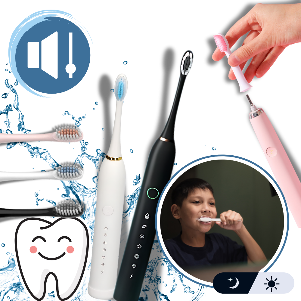 Adult Sonic Electric Toothbrush - Ozerty
