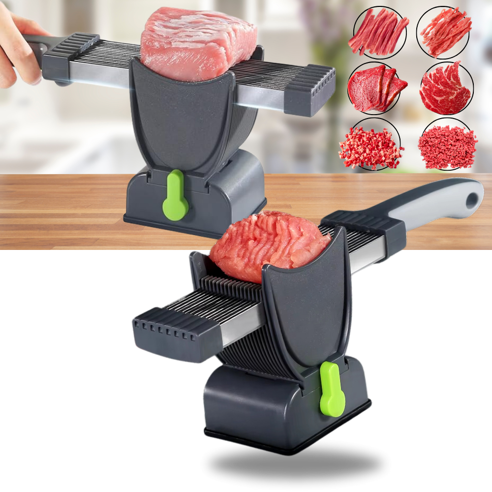 Adjustable Thickness Manual Meat Slicer - Ozerty