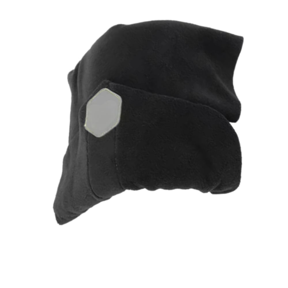 Adjustable Travel Neck Pillow -Black - Ozerty