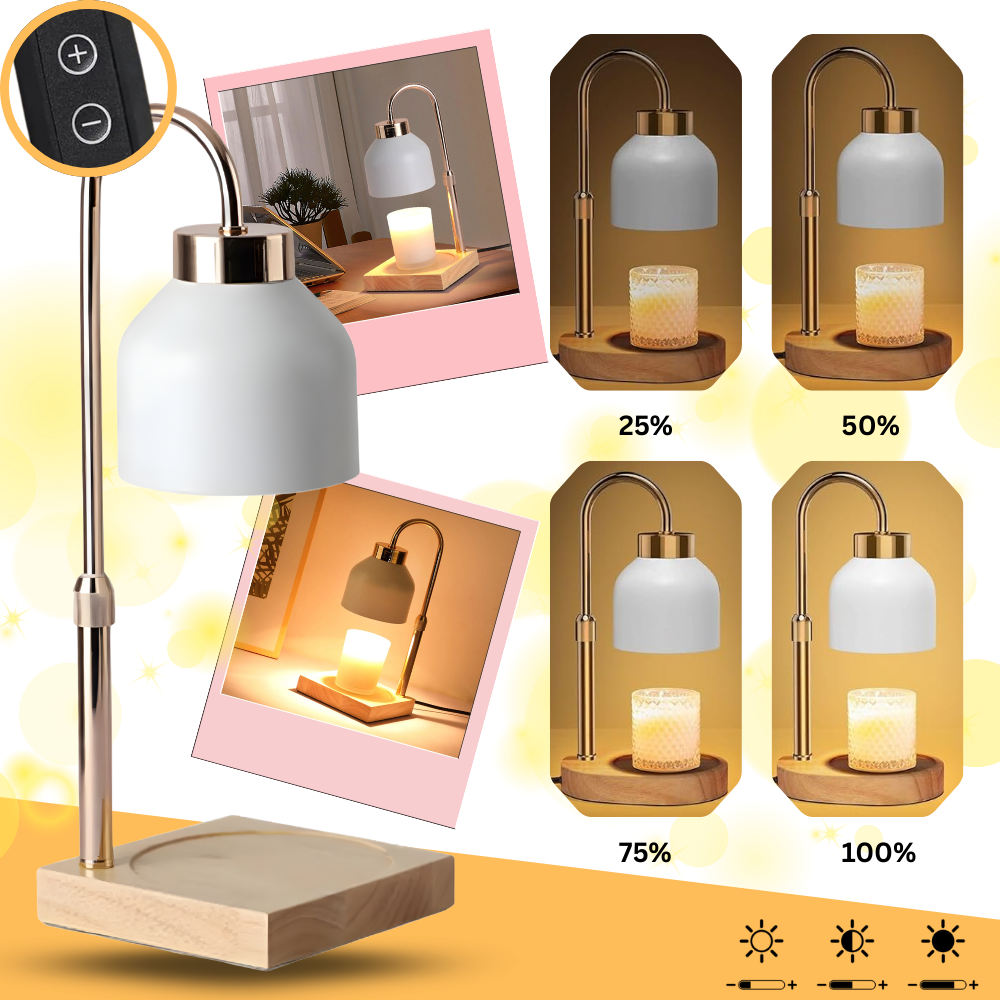 Aesthetic Candle Warm Lamp - Ozerty
