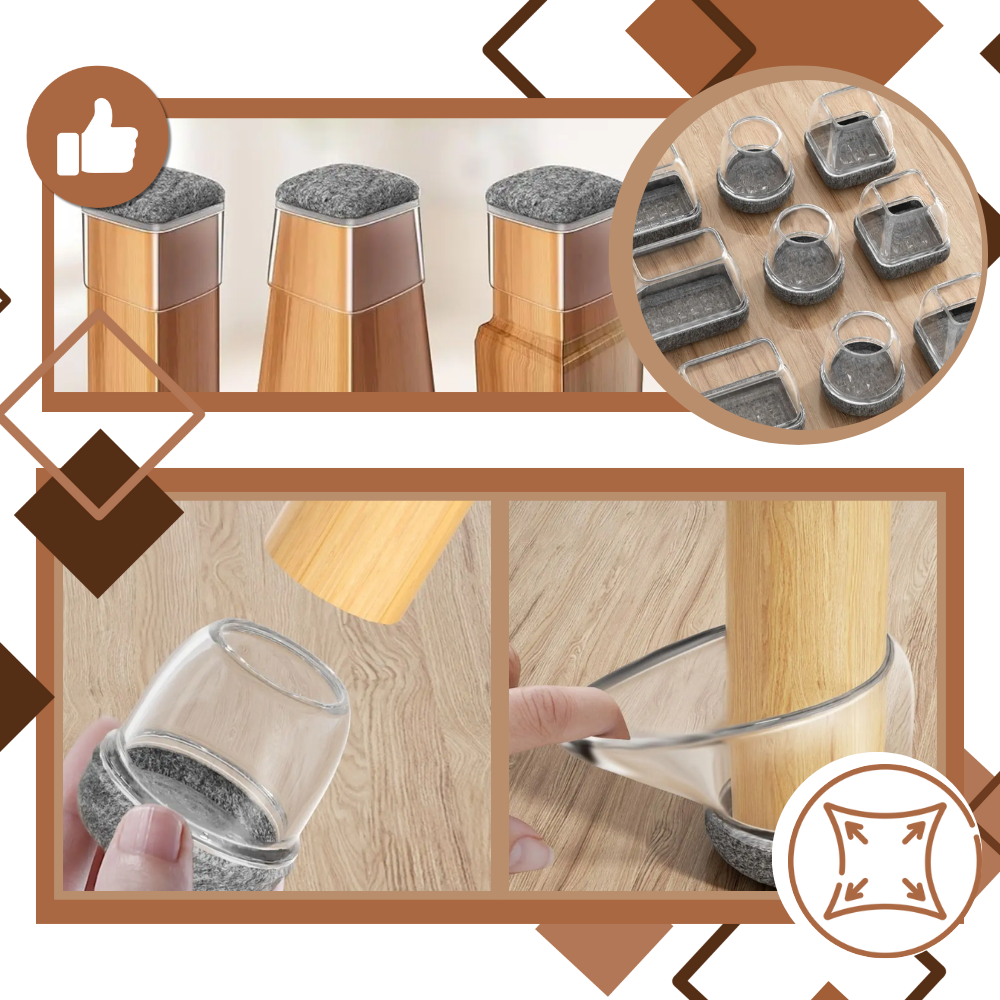 Anti-Scratch Furniture Leg Socks - Ozerty