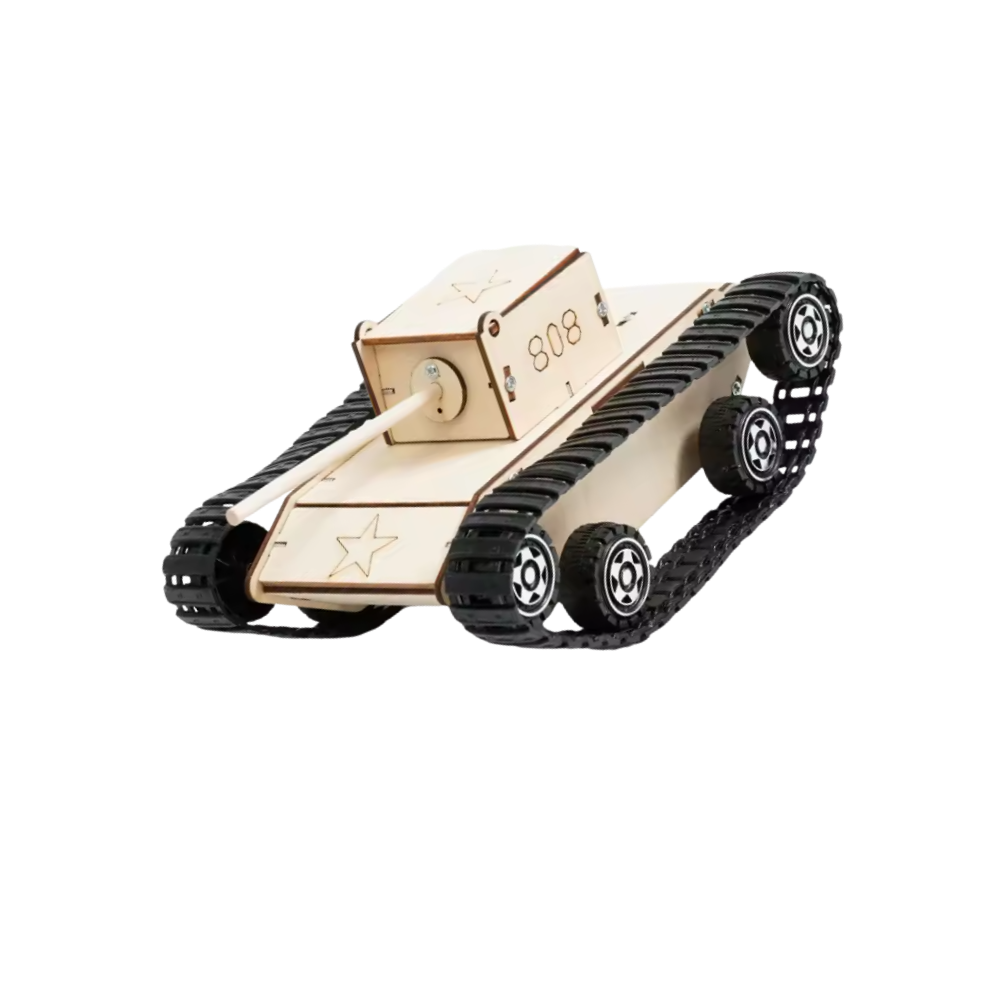 Assembly Wooden Science Toy -Tank - Ozerty