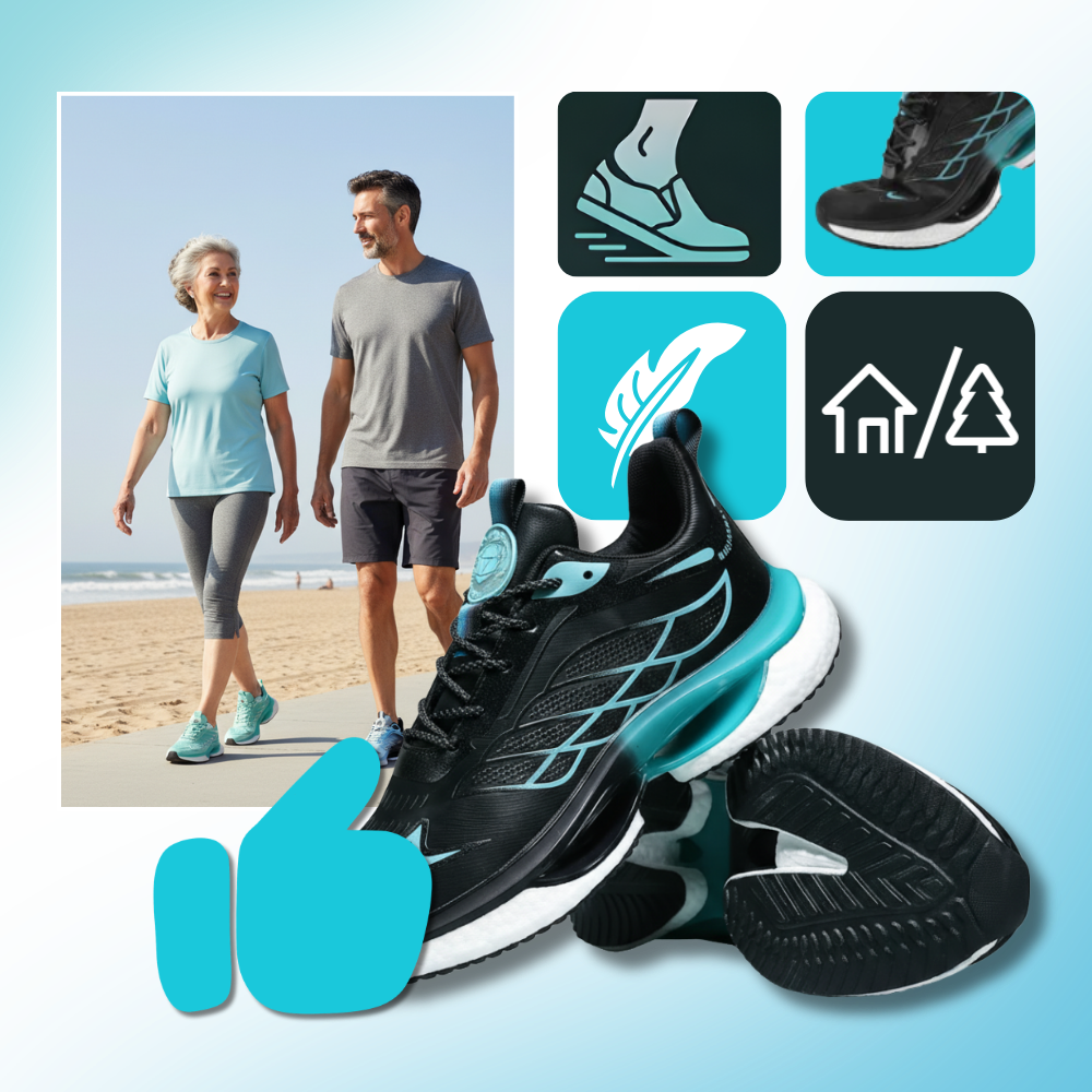 Breathable Cushioned Running Shoes - Ozerty