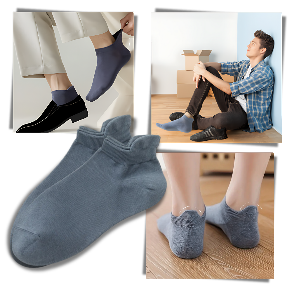 Breathable Moisture Wicking Men Ankle Socks - Ozerty