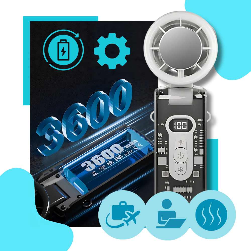 Breeze Mini Turbo Fan - Ozerty