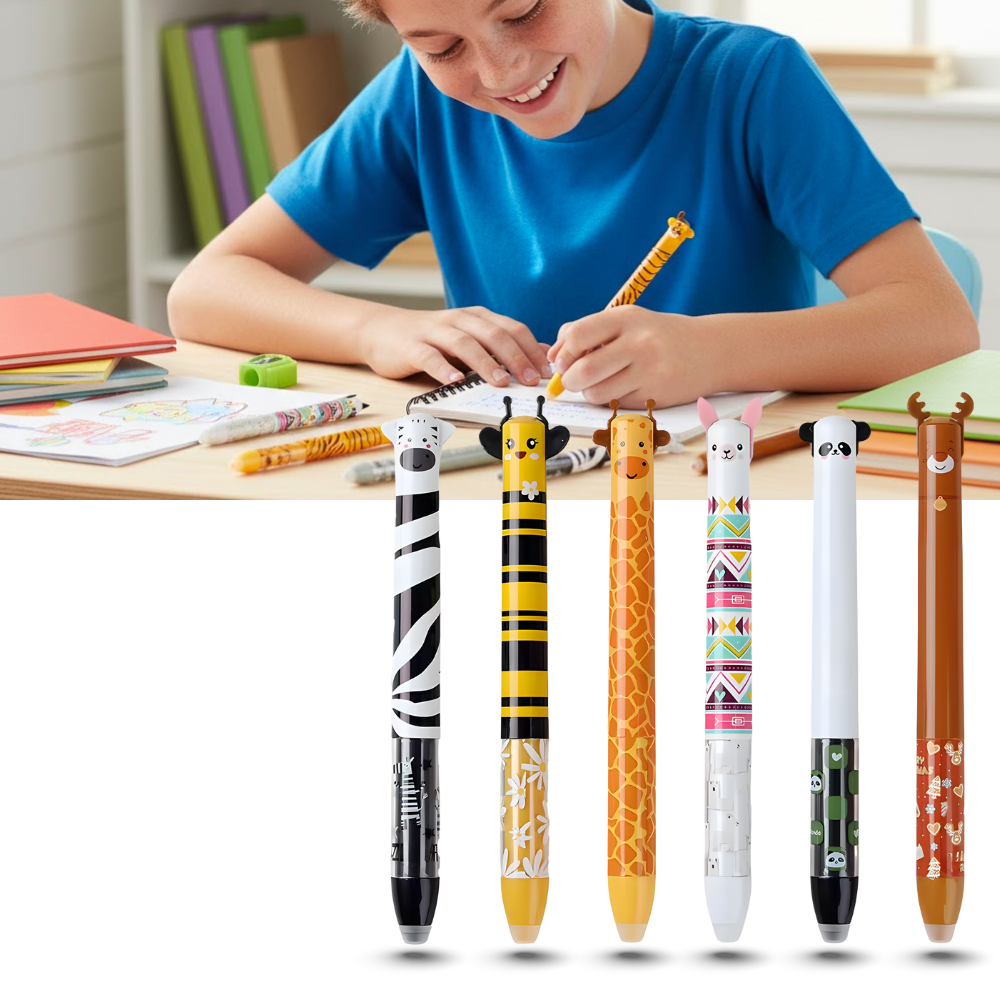 Cartoon Festive Heat Erase Pens - Ozerty