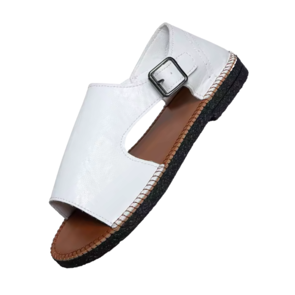 Chic Vintage Orthopedic Sandals -White - Ozerty