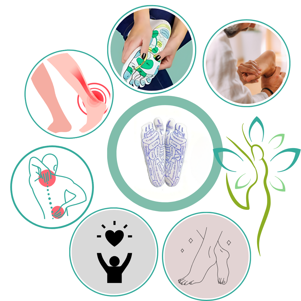 Circulation Boost Reflexology Socks - Ozerty