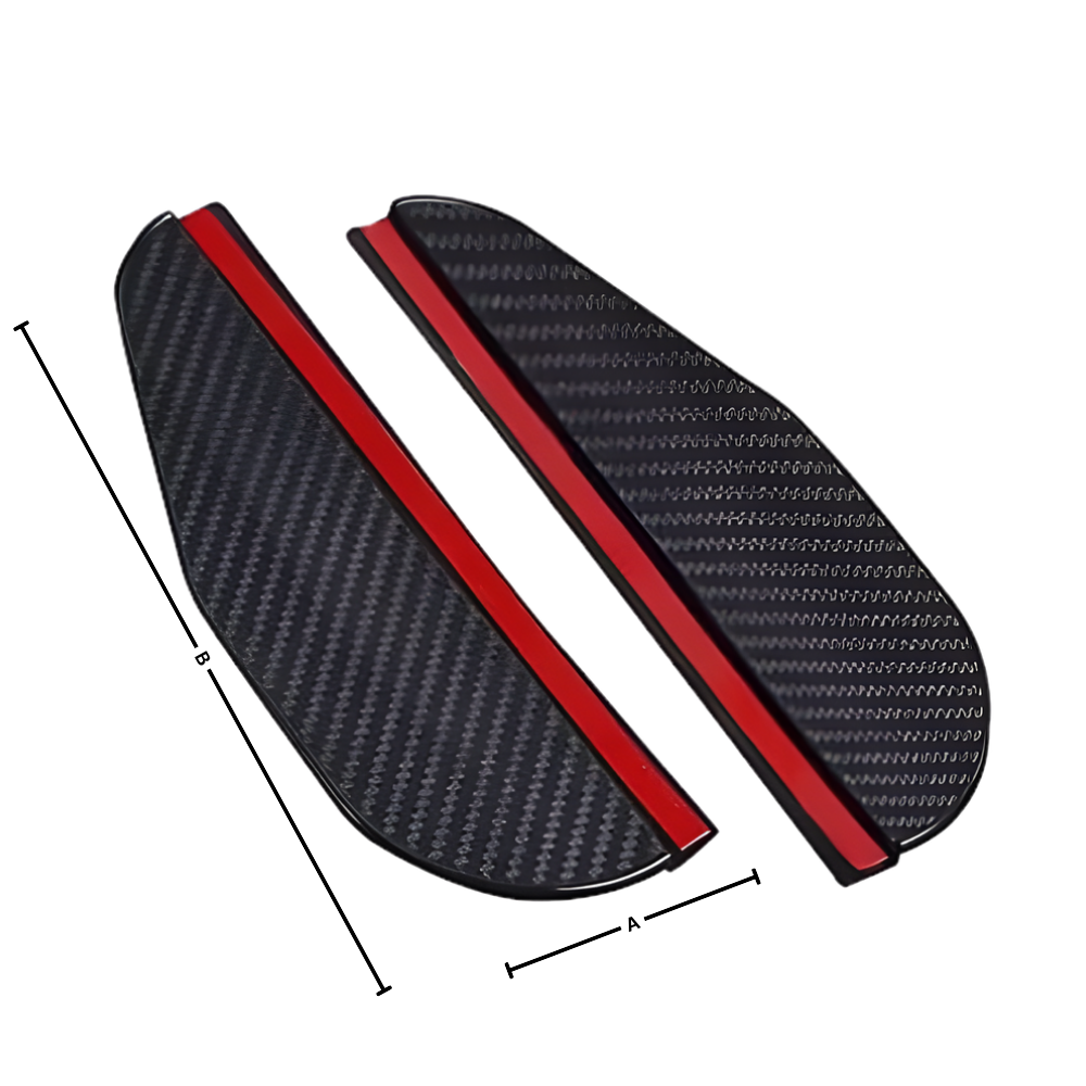 Clear Visibility Rear View Mirror Eyebrow - Ozerty