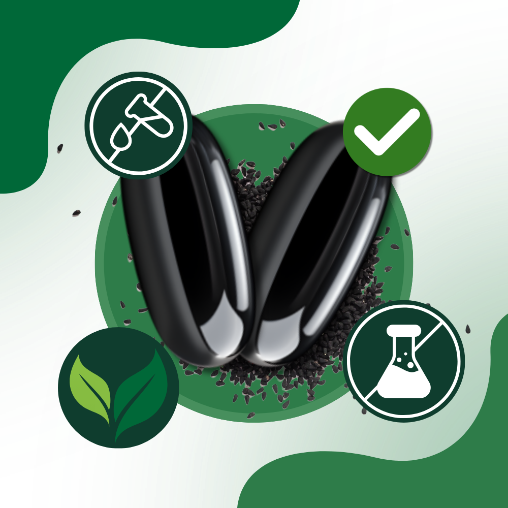 Cold-Pressed Black Seed Oil Capsule - Ozerty