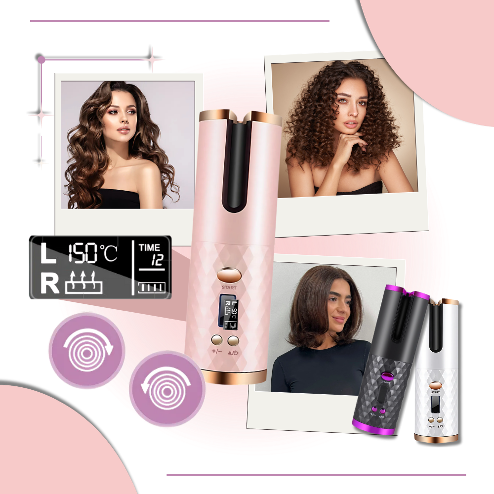 Cordless Luxe Ion Curler - Ozerty