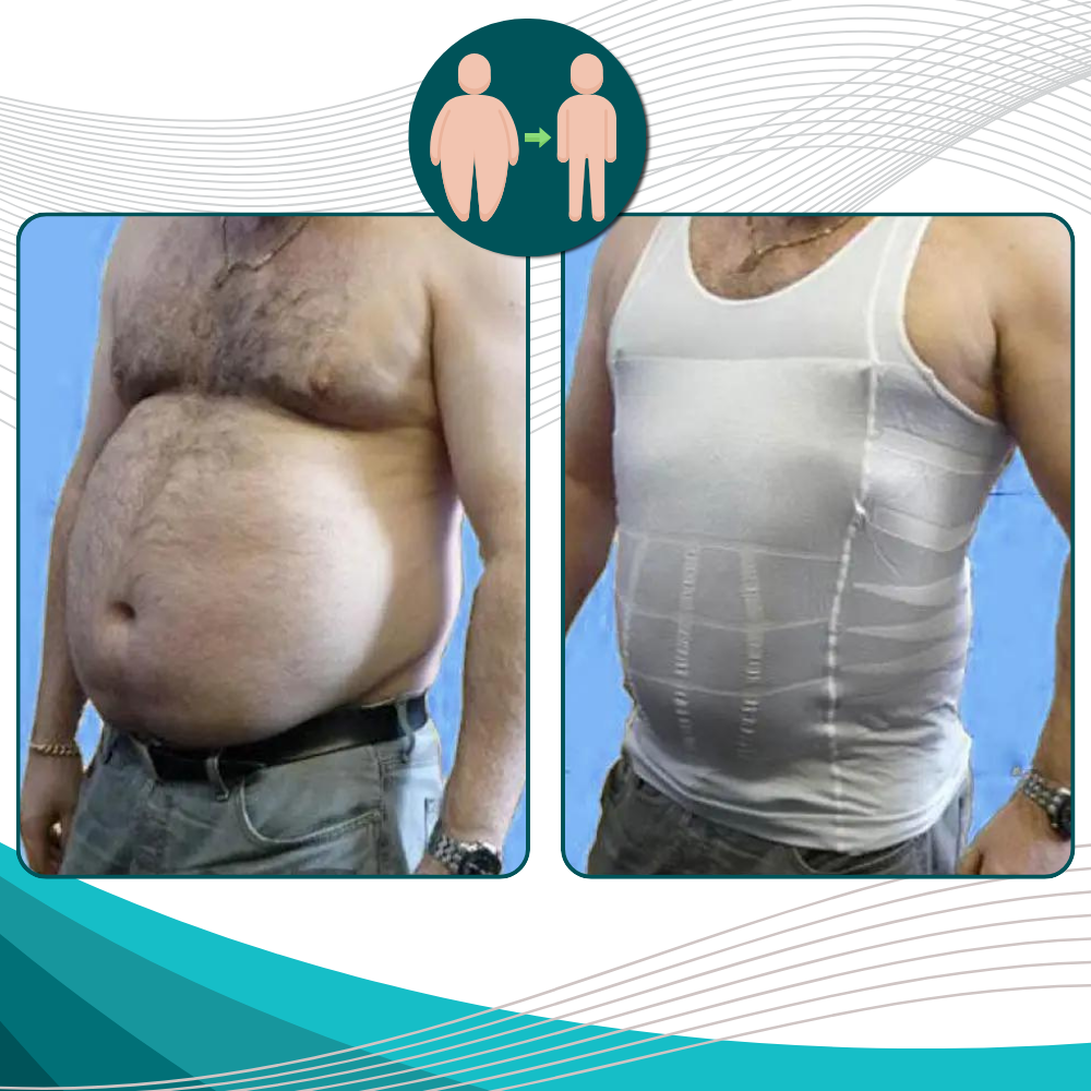Discreet Men's Slimming Body Shaper  - Ozerty