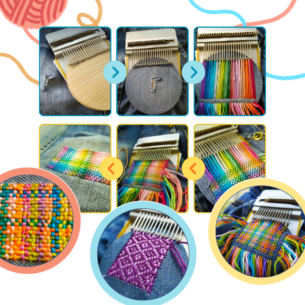 DIY Fabric Repair Loom - Ozerty