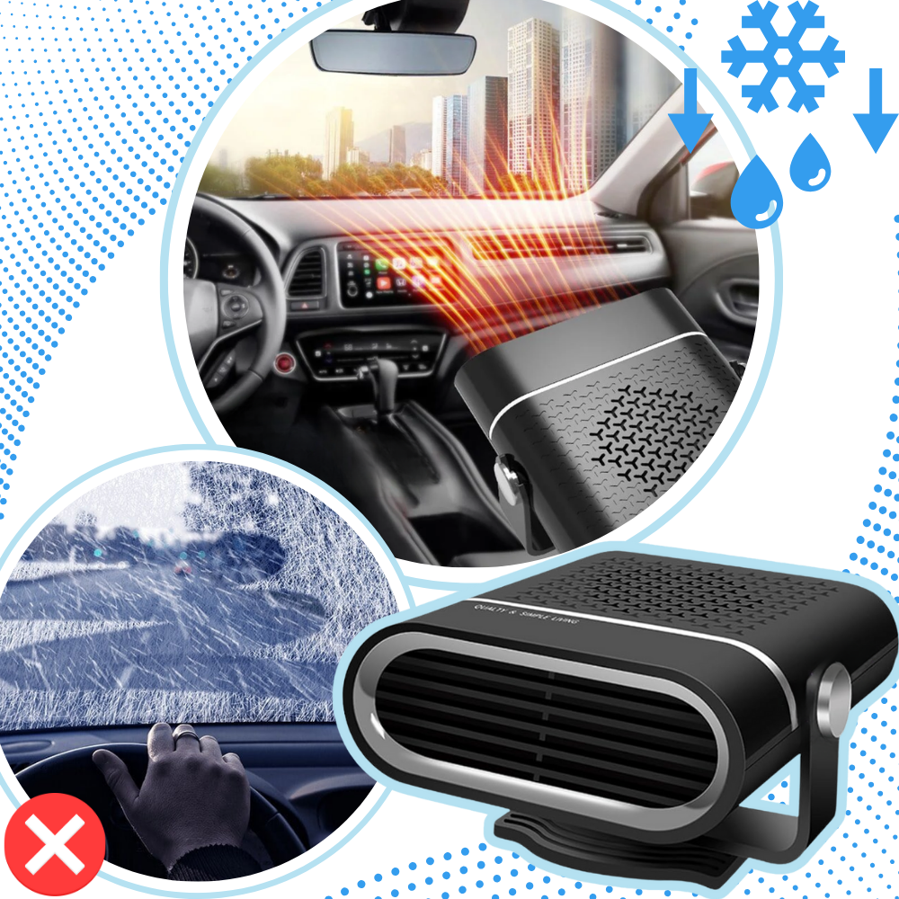 Dual Portable Car Defroster - Ozerty