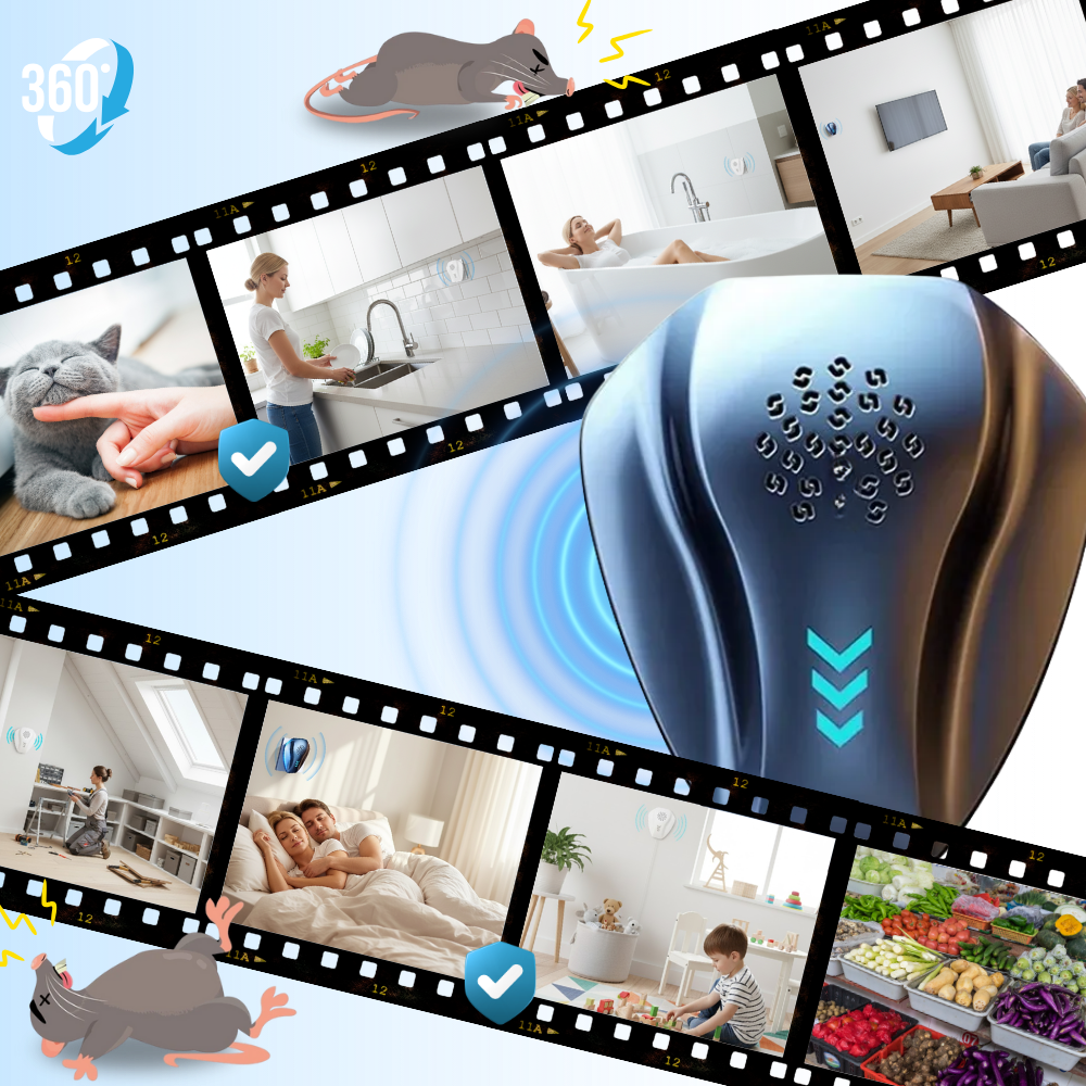 Dual Ultrasonic Pest Repeller - Ozerty