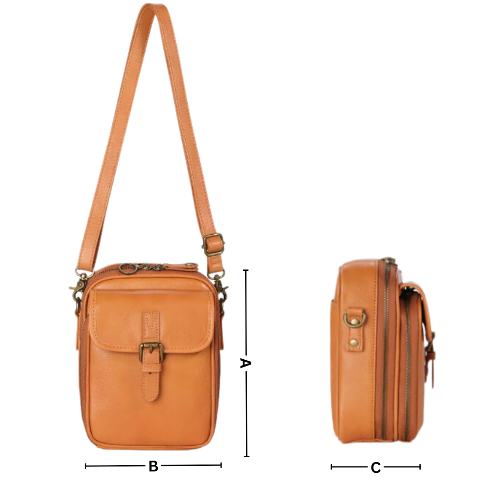 Vintage All-in-One Crossbody Bag - Ozerty