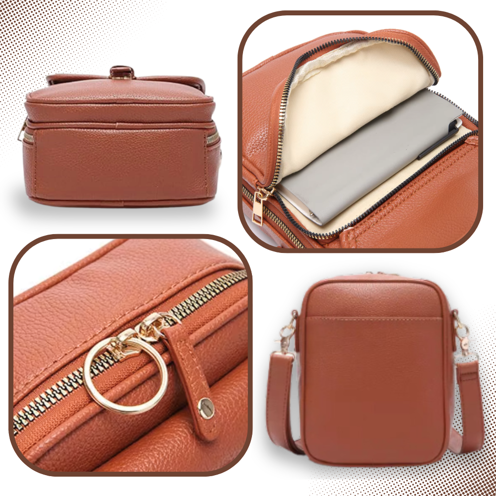 Vintage All-in-One Crossbody Bag - Ozerty