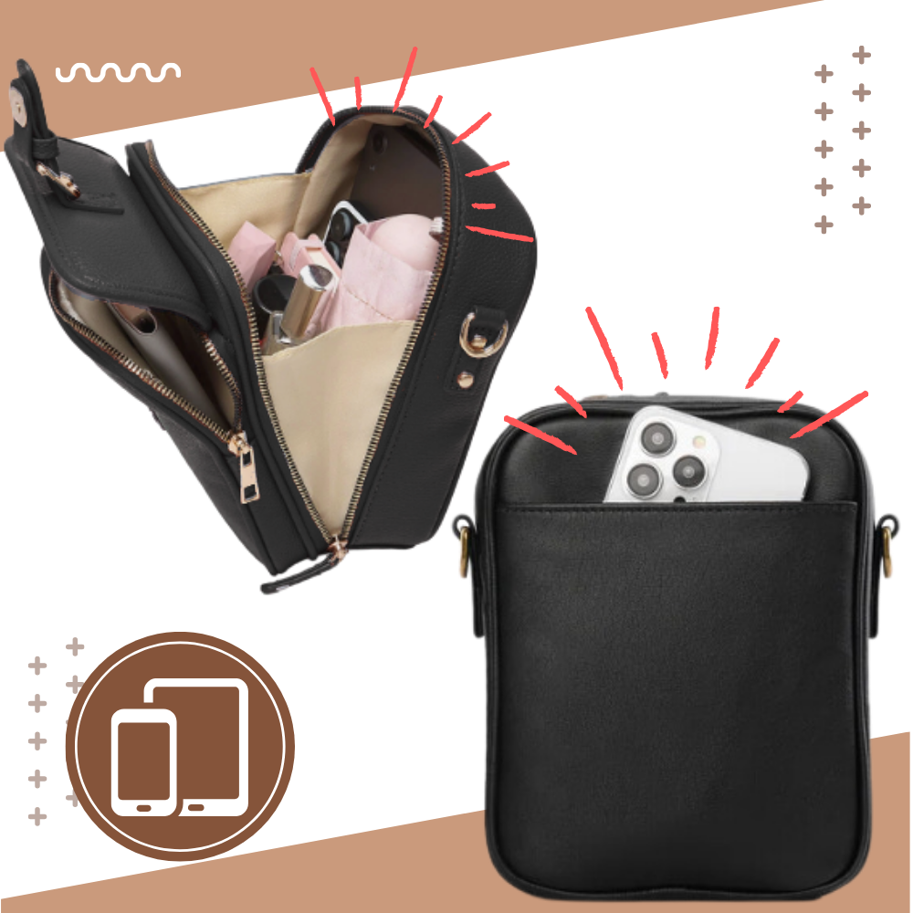 Vintage All-in-One Crossbody Bag - Ozerty