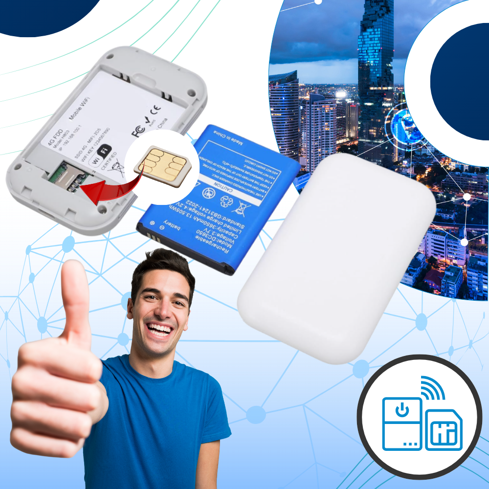 Fast Connect Portable WiFi - Ozerty