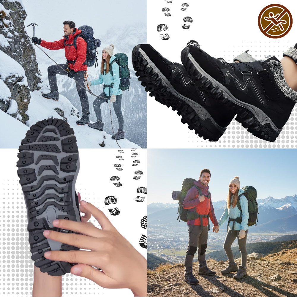 Fleece-Lined Warm Winter Shoes - Ozerty