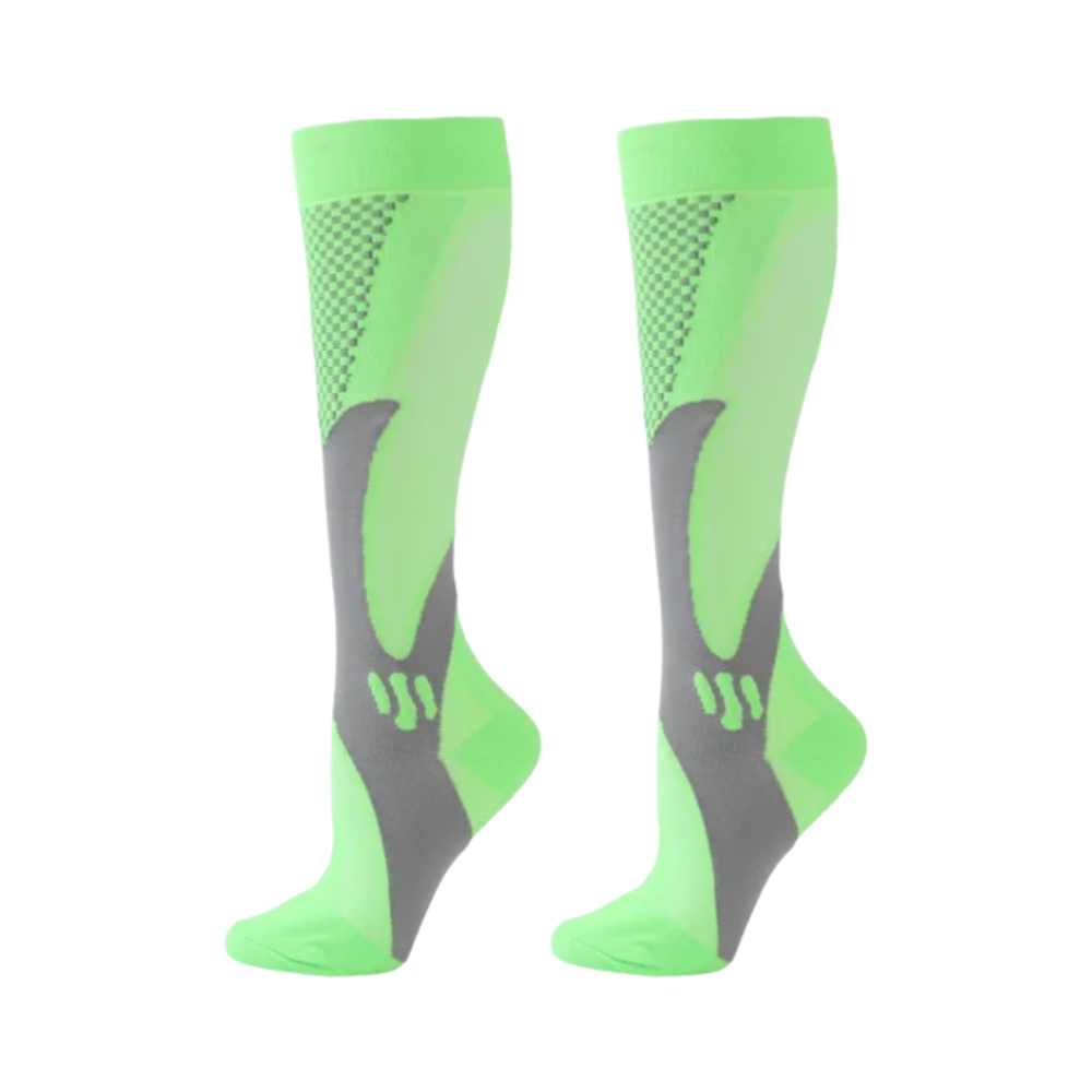 Functional & Stylish Compression Socks -Green - Ozerty