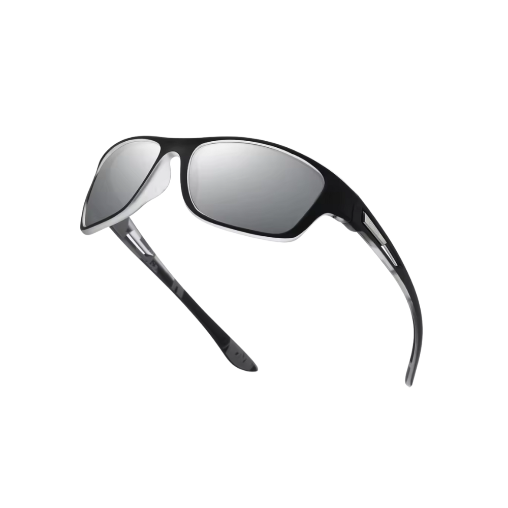 Glare Guard Pro Sunglasses  -Black & Silver - Ozerty