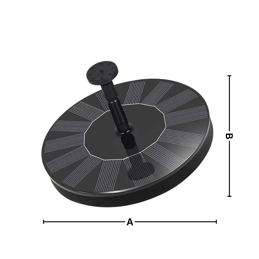 Instant Charm Garden Floating Solar Fountain - Ozerty
