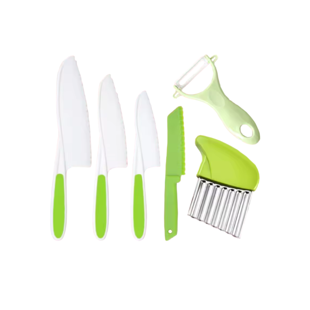 Kid Friendly Kitchen Set Toy -Green - Ozerty