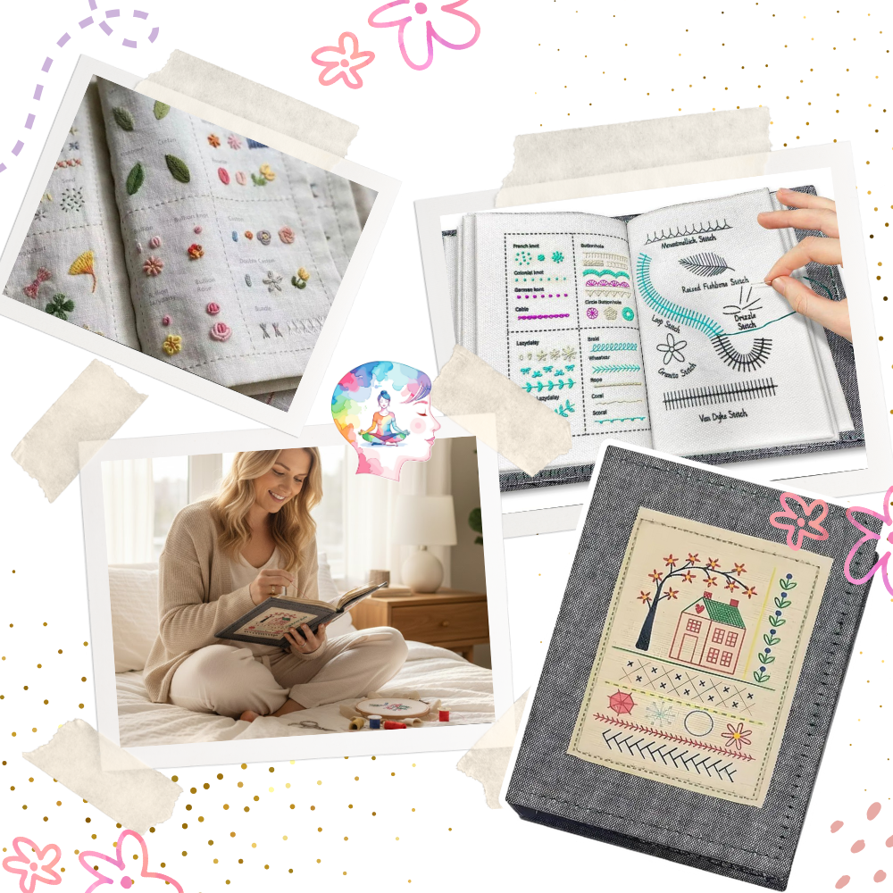 Linen Embroidery Stitch Book - Ozerty