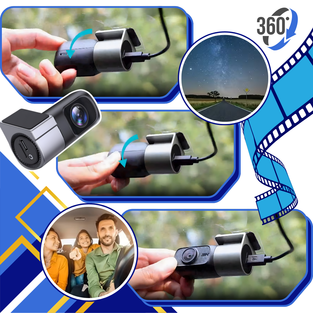 Loop Record Night Dash Camera - Ozerty