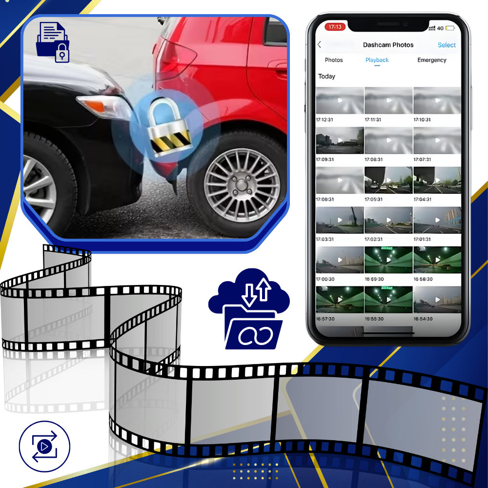 Loop Record Night Dash Camera - Ozerty