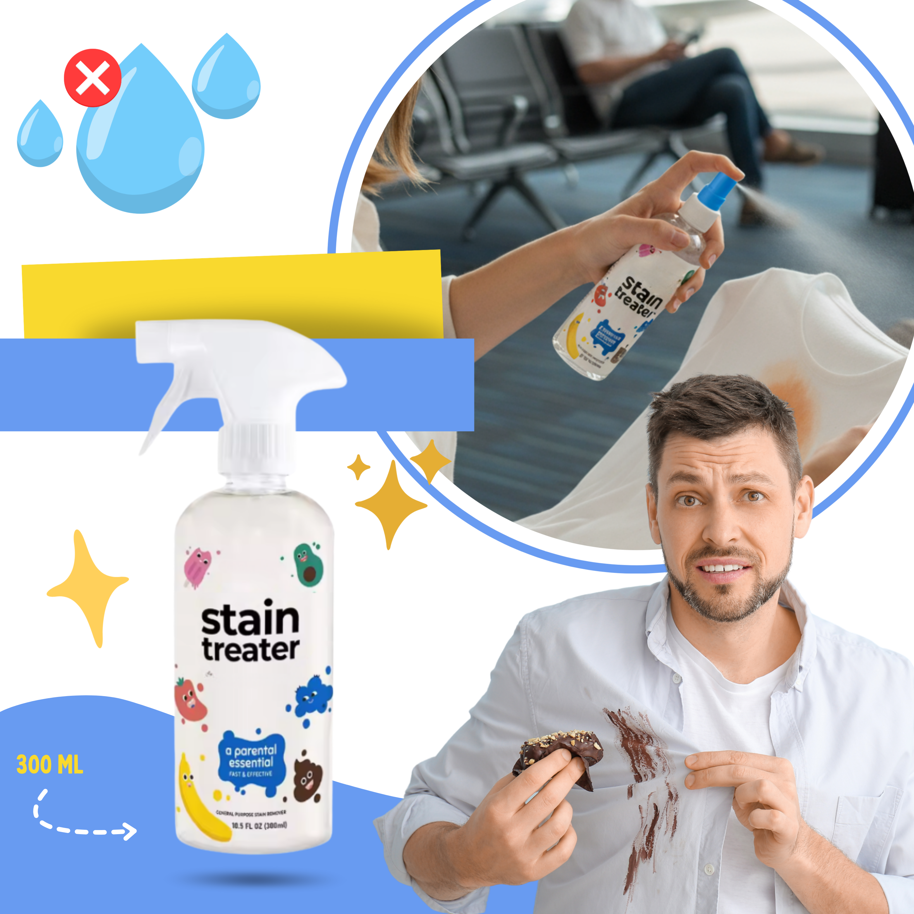 Magic Dry Stain Cleaner Spray - Ozerty