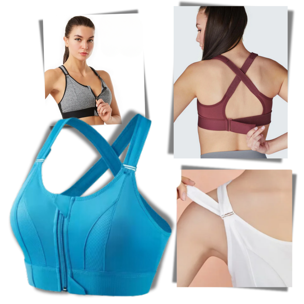 Maximum Support Racerback Sport Bra - Ozerty