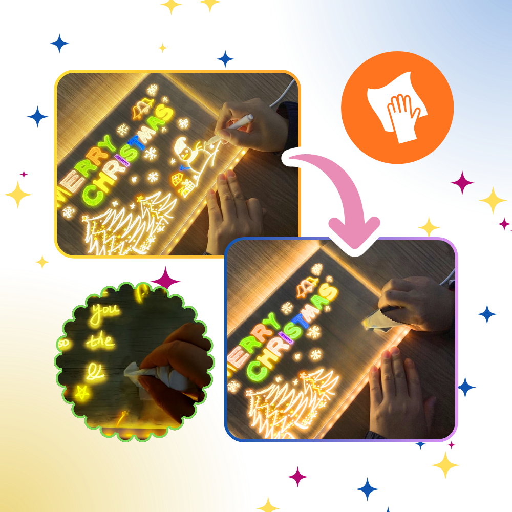 Mesmerizing LED Note Board - Ozerty