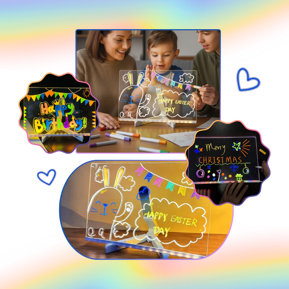 Mesmerizing LED Note Board - Ozerty