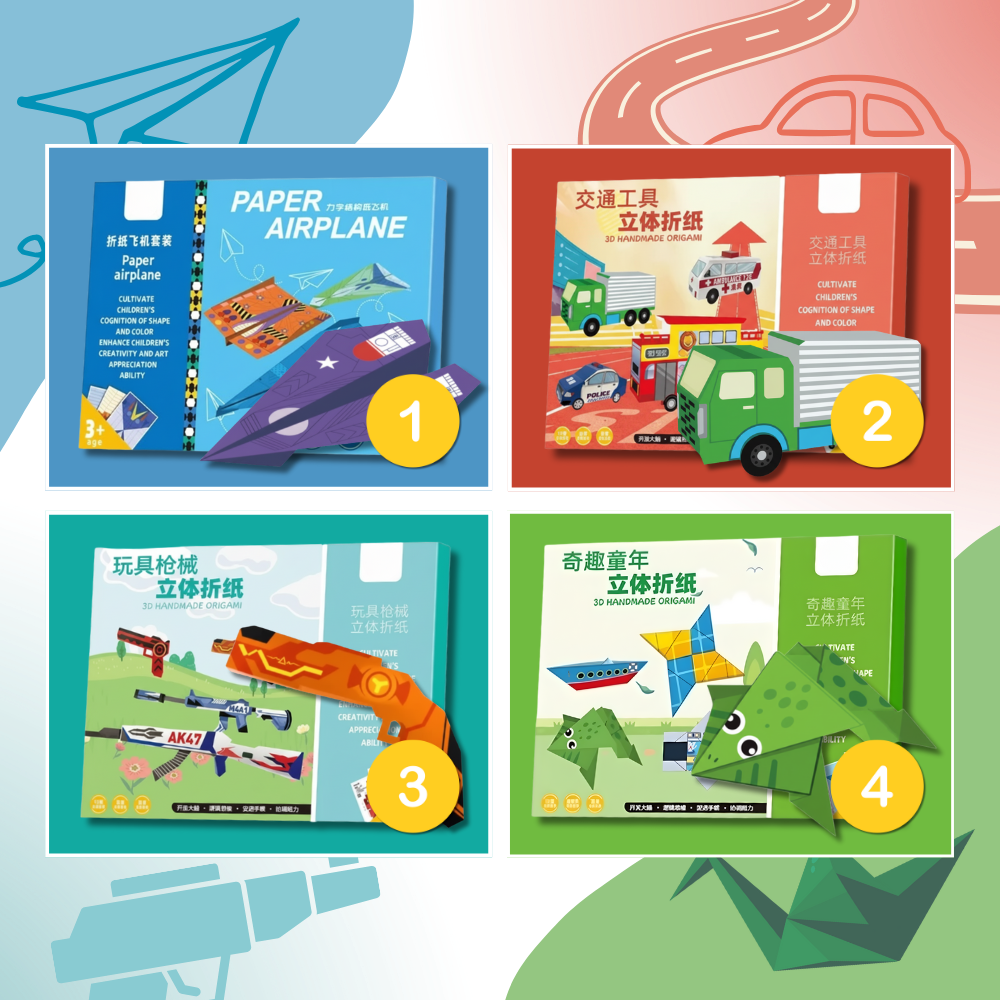 Multi-Theme Origami Book - Ozerty