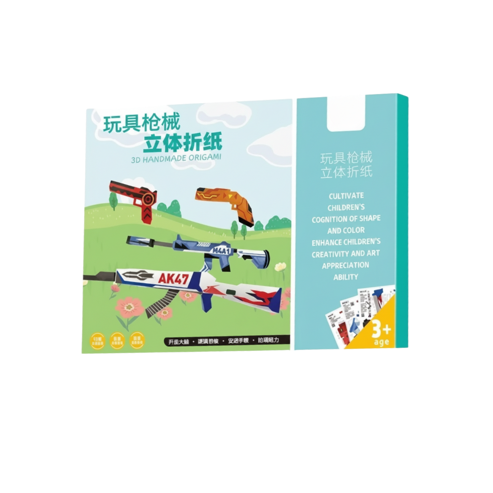 Multi-Theme Origami Book -Toy guns - Ozerty