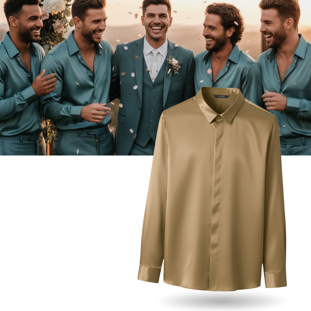 Non Iron Silk Blend Men's Polo - Ozerty