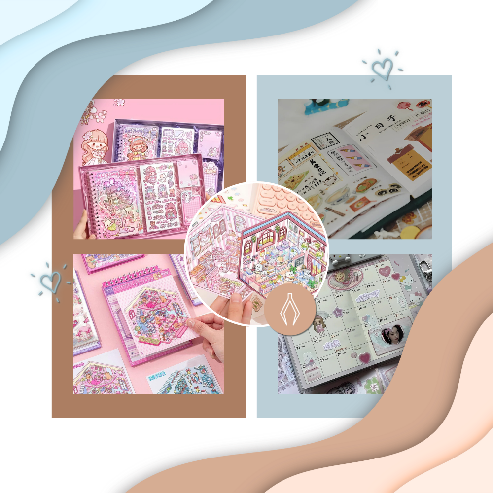 Pastel Home Tales Stickers - Ozerty