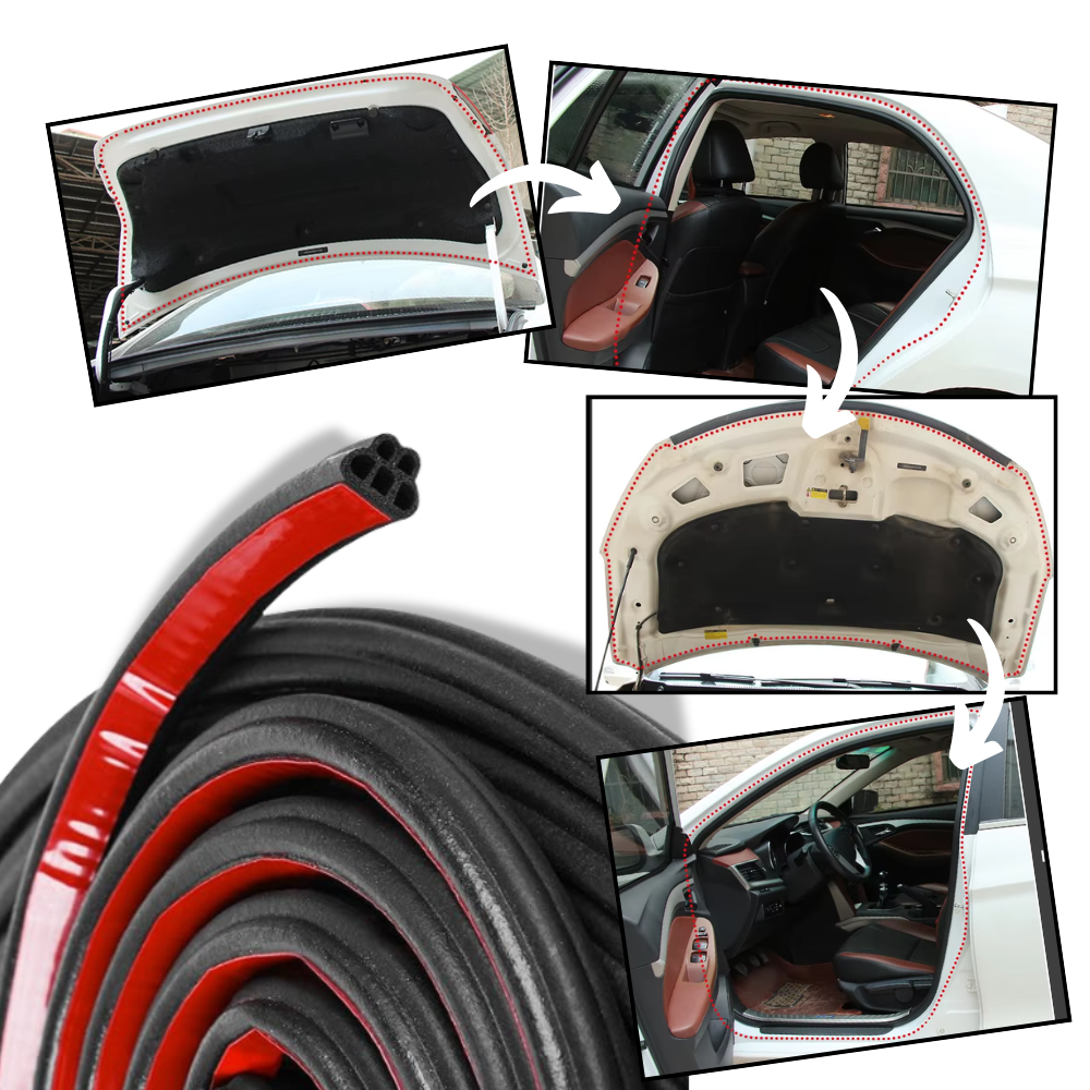 lPerfect Seal Car Soundproof Weather Strip - Ozerty