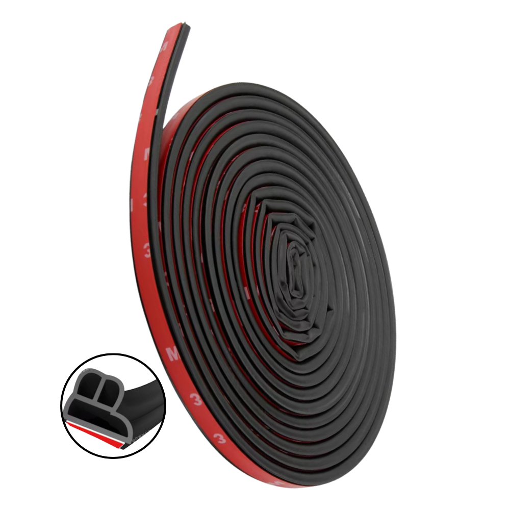 lPerfect Seal Car Soundproof Weather Strip -Style A - Ozerty
