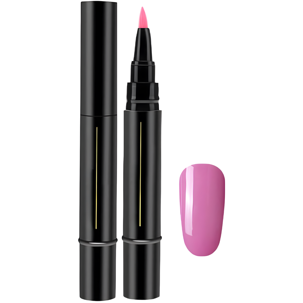 Quick Dry Nail Polish Pen -Rose Mauve - Ozerty