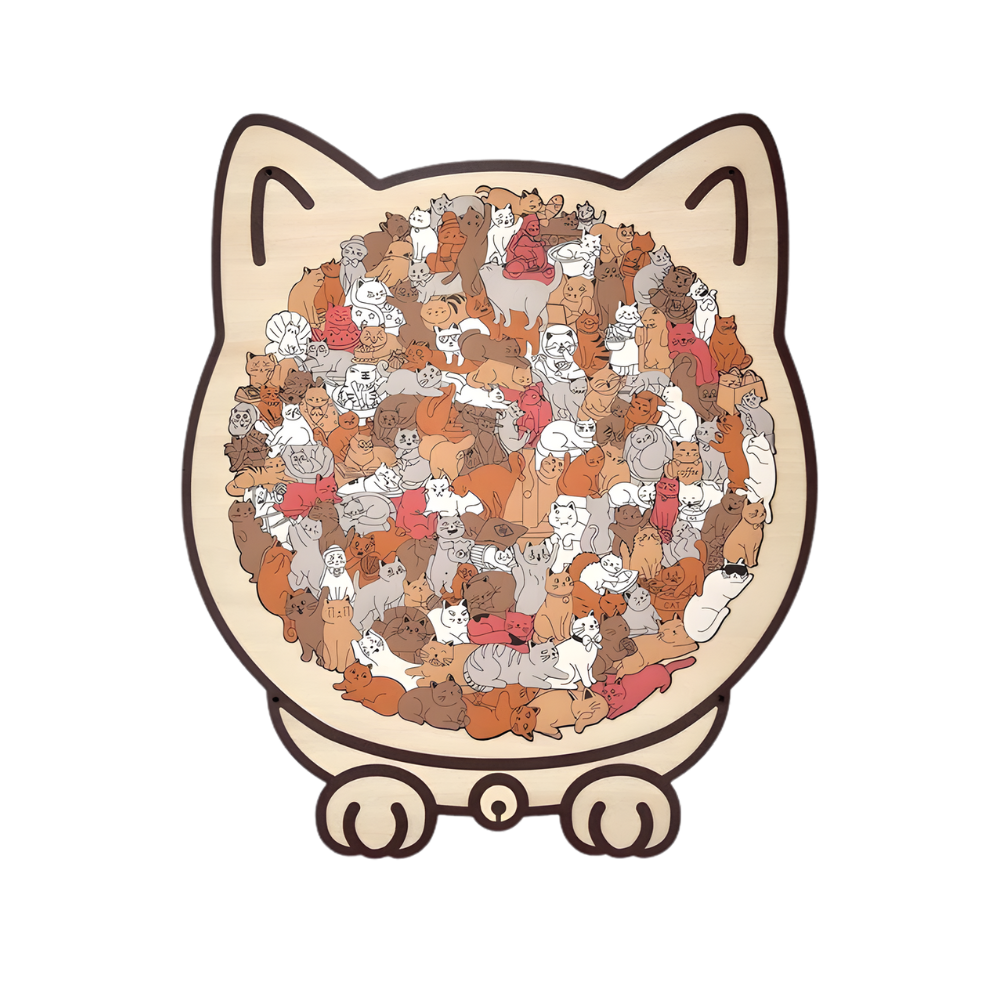 Relaxing Jigsaw Cat Puzzle -Warm Cat - Ozerty