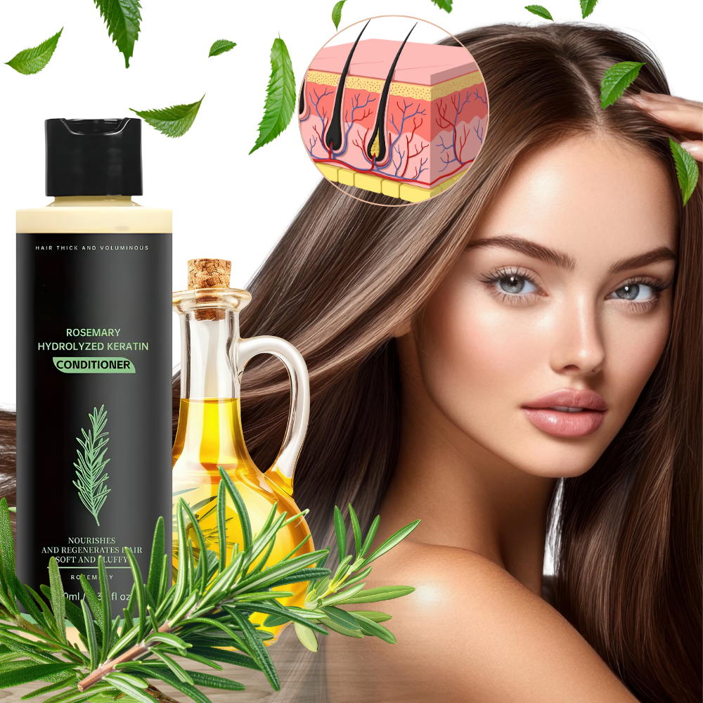 Rosemary Hydrolyzed Keratin Shampoo - Ozerty