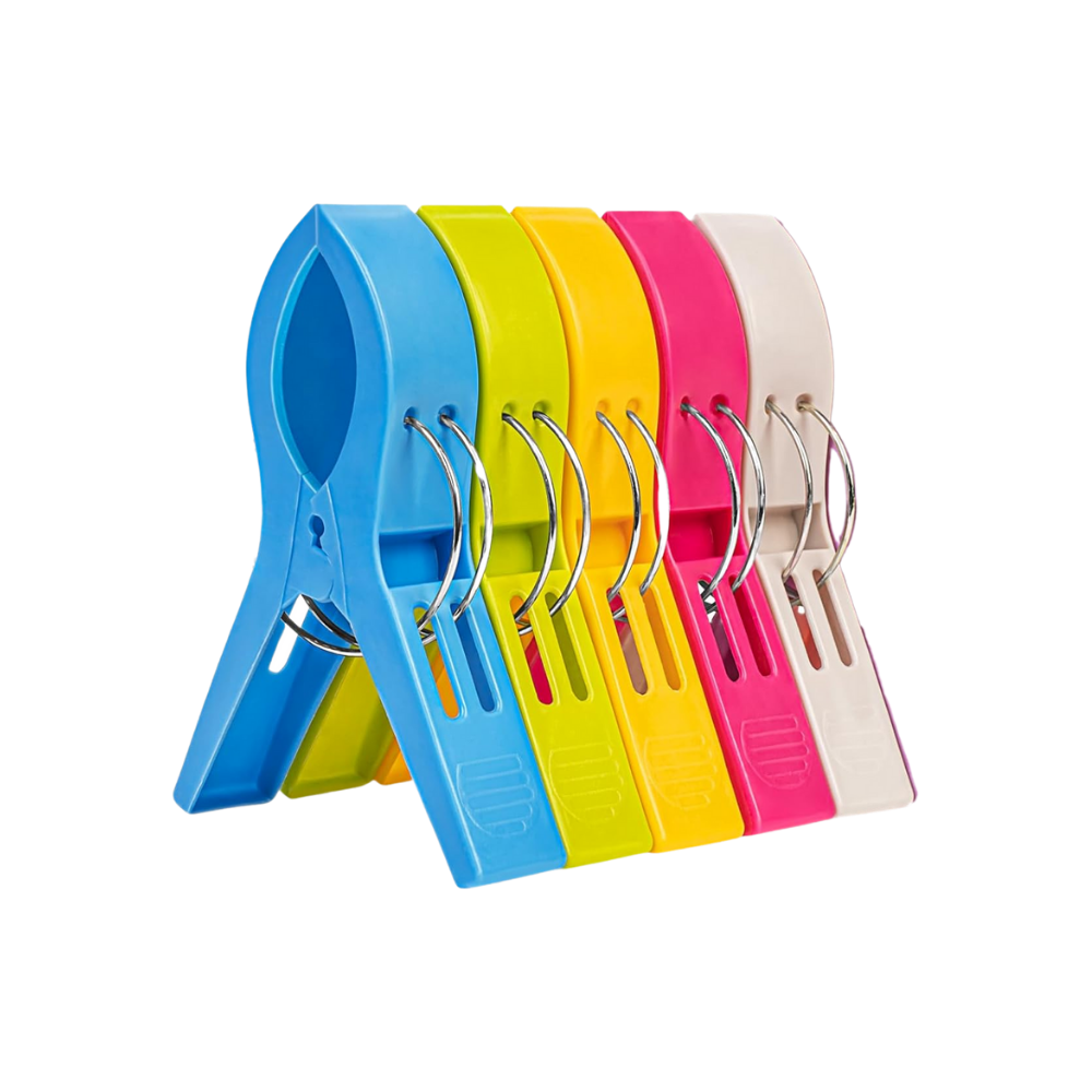 Rounded Jaw Multipurpose Clips -10 pcs - Ozerty