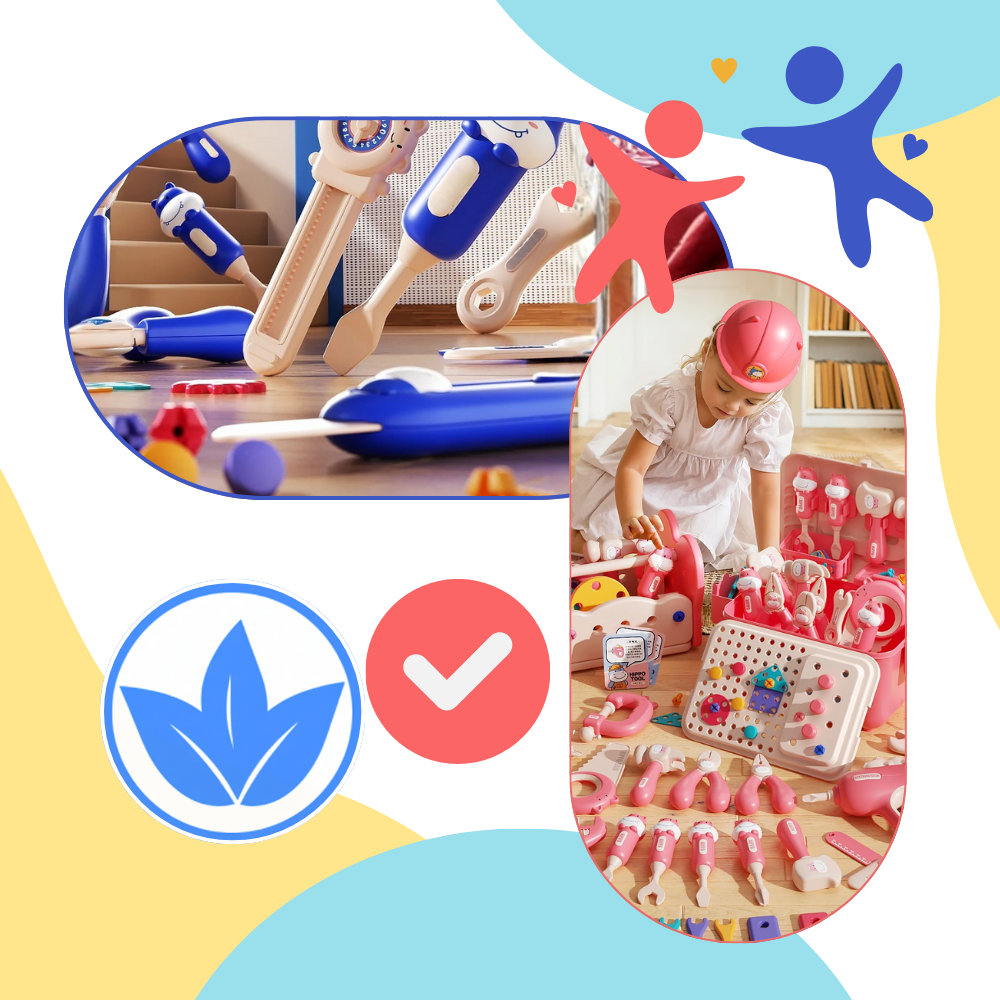 Screw Puzzle Kid Tool Box - Ozerty