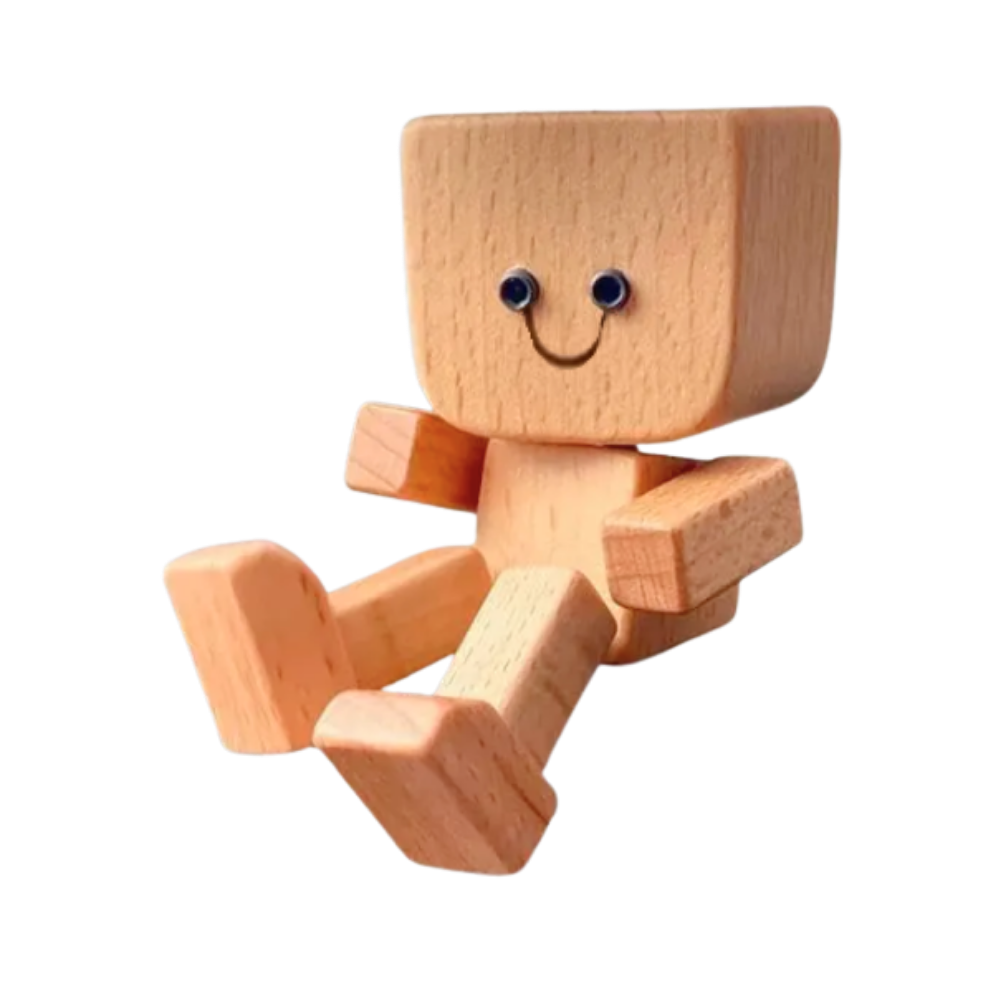 Shaking Quirky Bobblehead Figurine -Smiley Face - Ozerty